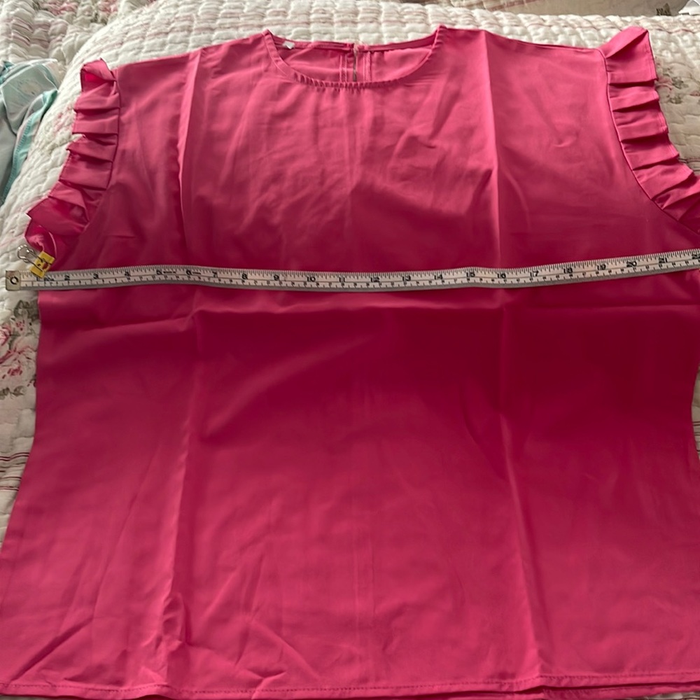 REDUCED:  Pink solid blouse/top